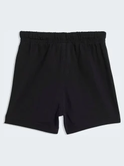 Noir - Ensemble Adidas Original avec haut à logo trèfle et Shorts pour Bébé