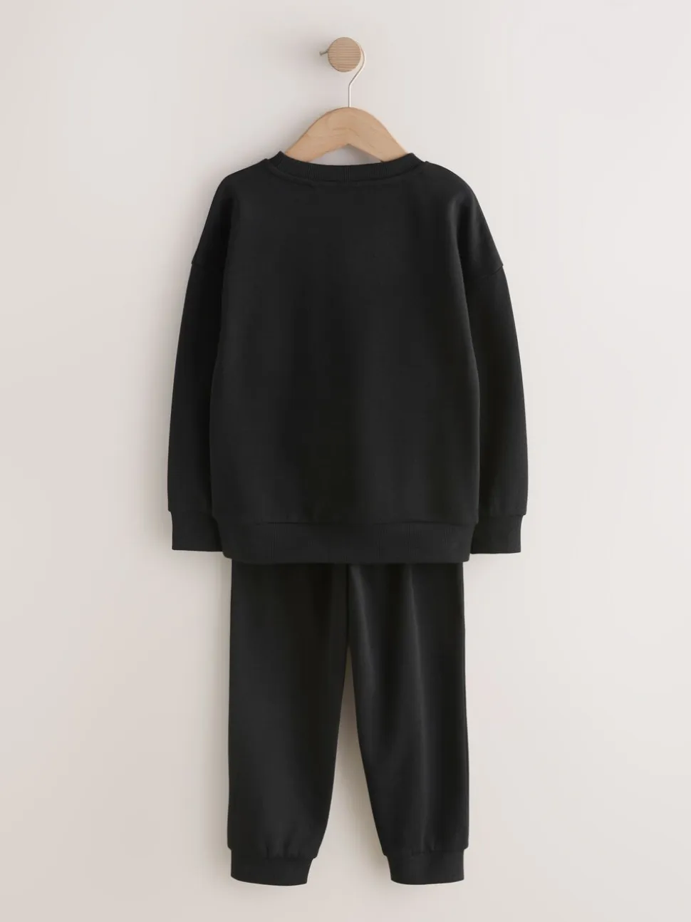 Noir - Ensemble cerf à col ras du cou