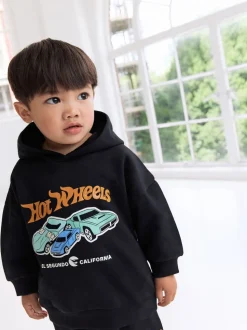 Noir - Ensemble Hot Wheels Hoddie et jogging (9mois-8ans)