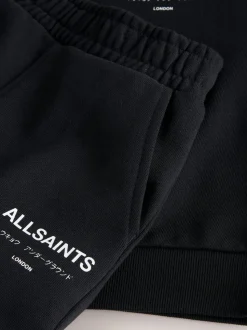 Noir - Ensemble smALLSAINTS Underground Sweat-shirt et Survêtement oversize pour jeunes Garçons