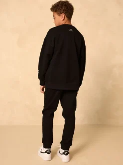 Noir - Ensemble sweat à capuche et jogging de l’équipe utilitaire