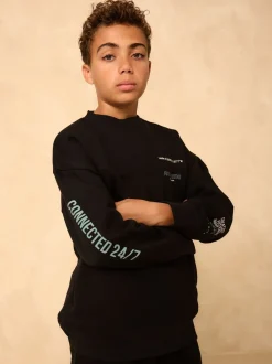 Noir - Ensemble sweat à capuche et jogging de l’équipe utilitaire