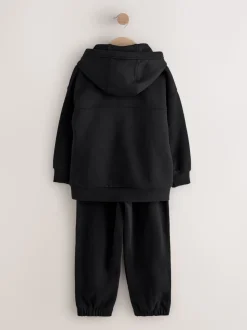 Noir - Ensemble sweat et jogging (3-16ans)