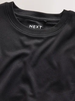 Noir - Ensemble t-shirt et short de sport (3-16 ans)