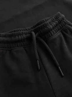 Noir - Ensemble t-shirt et short épais décontracté (3-16ans)