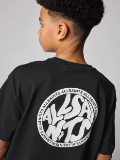 Noir - Ensemble t-shirt et short en molleton smALLSAINTS Distortion