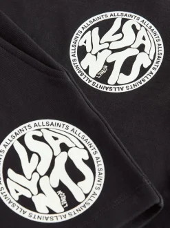 Noir - Ensemble t-shirt et short en molleton smALLSAINTS Distortion