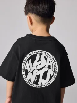 Noir - Ensemble t-shirt et short en molleton smALLSAINTS Distortion