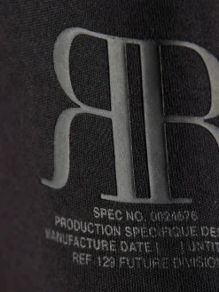 Noir - Ensemble t-shirt et short River Island Road Running