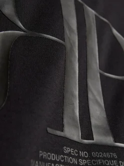 Noir - Ensemble t-shirt et short River Island Road Running