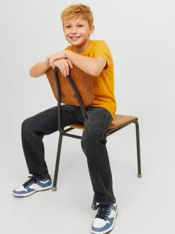 Noir - Jean JACK & JONES Junior Chris coupe décontractée noir