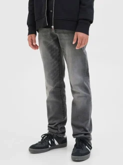 Noir - Jean slim JACK & JONES JUNIOR Glenn bleu