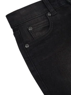 Noir - Jeans droite Daren coupe stretch Lee