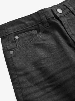 Noir - Jeans extensibles (3-17yrs)
