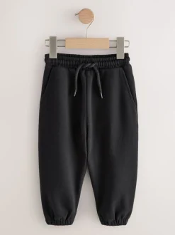 Noir - Jogging en jersey doux au toucher (3 mois à 7 ans)