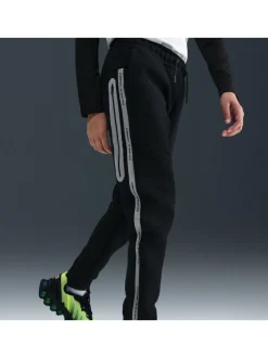 Noir - Jogging Nike Tech en polaire réfléchissante