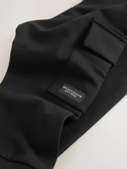 Noir - Jogging utilitaire skinny (3mois-7ans)