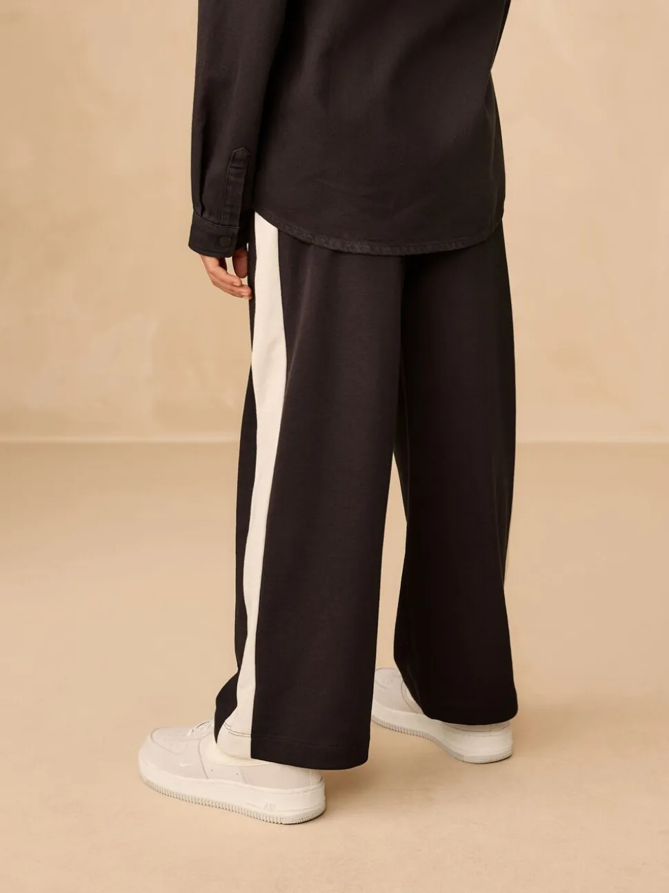 Noir - Joggings à Jambe large (3-16ans)