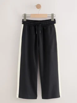 Noir - Joggings à Jambe large (3-16ans)