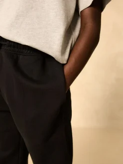 Noir - Joggings Coupe classique sans poignets (3-16ans)