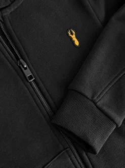 Noir - Logo Zip Through Hoodie (3-16yrs)