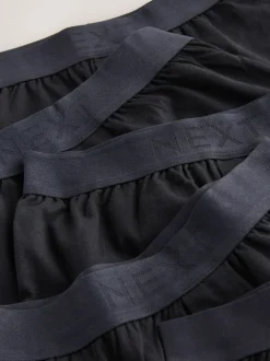 Noir - Lot 5 100boxers amples  % coton (1.5-16ans)