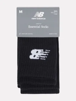 Noir - Lot de 3 paires de chaussettes New Balance Everyday Trainer Col rond