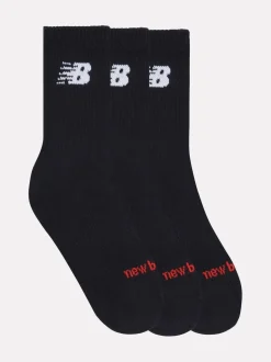 Noir - Lot de 3 paires de chaussettes New Balance Everyday Trainer Col rond