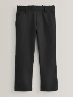 Noir - Lot de 2 pantalons d’école à enfiler coupe standard (3-17ans)