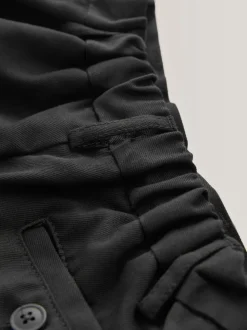 Noir - Lot de 2 pantalons d’école à enfiler coupe standard (3-17ans)