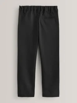 Noir - Lot de 2 Pantalons d’école Coupe standard (3-17ans)