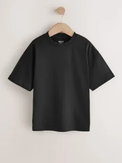 Noir - Lot de 3 T-shirts à manches courtes (3-16ans)