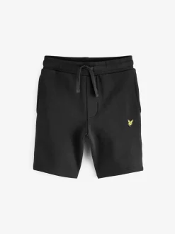 Noir - Lyle & Scott Short garçon en jersey
