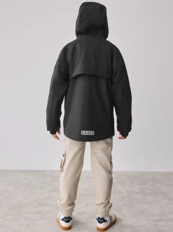 Noir - Manteau Baker by Ted Baker doublé en polaire imperméable