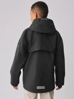 Noir - Manteau Baker by Ted Baker doublé en polaire imperméable