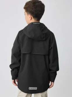 Noir - Manteau Baker by Ted Baker doublé en polaire imperméable