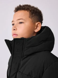 Noir - Manteau matelassé long imperméable Baker by Ted Baker