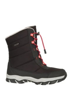 Noir - Mountain Warehouse Bottes de neige adaptées pour les jeunes de l'Ohio