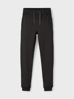 Noir - Name It - Pantalon de jogging en coton à revers