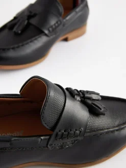 Noir à pampilles - Mocassins intelligents