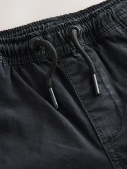 Noir - Pantalon cargo fuselé (3-16ans)