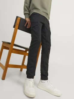 Noir - Pantalon cargo JACK & JONES Junior