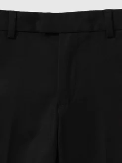 Noir - Pantalon chino ajusté Reiss Eastbury en coton mélangé