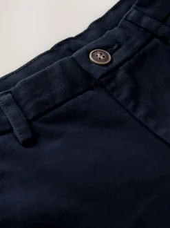 Noir - Pantalon chino extensible (3-17ans)