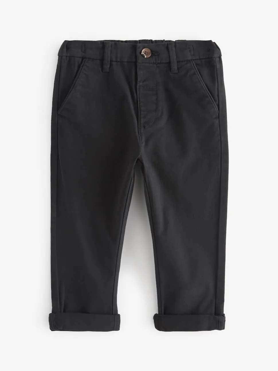 Noir - Pantalon chino extensible (3mois-7ans)