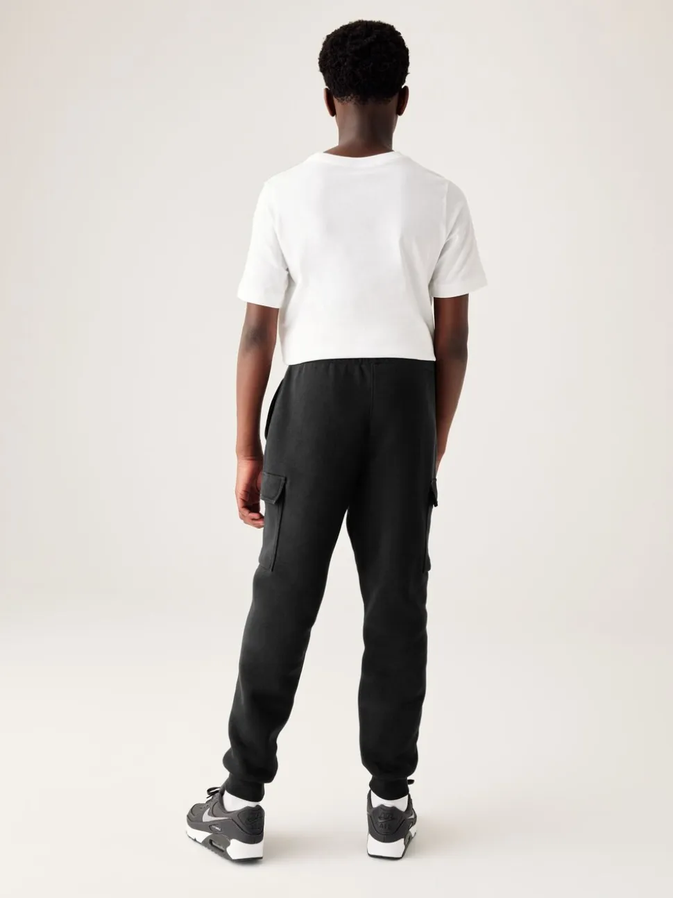 Noir - Pantalon de jogging cargo en polaire Nike Club