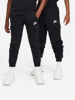 Noir - Pantalon de jogging cargo en polaire Nike Club