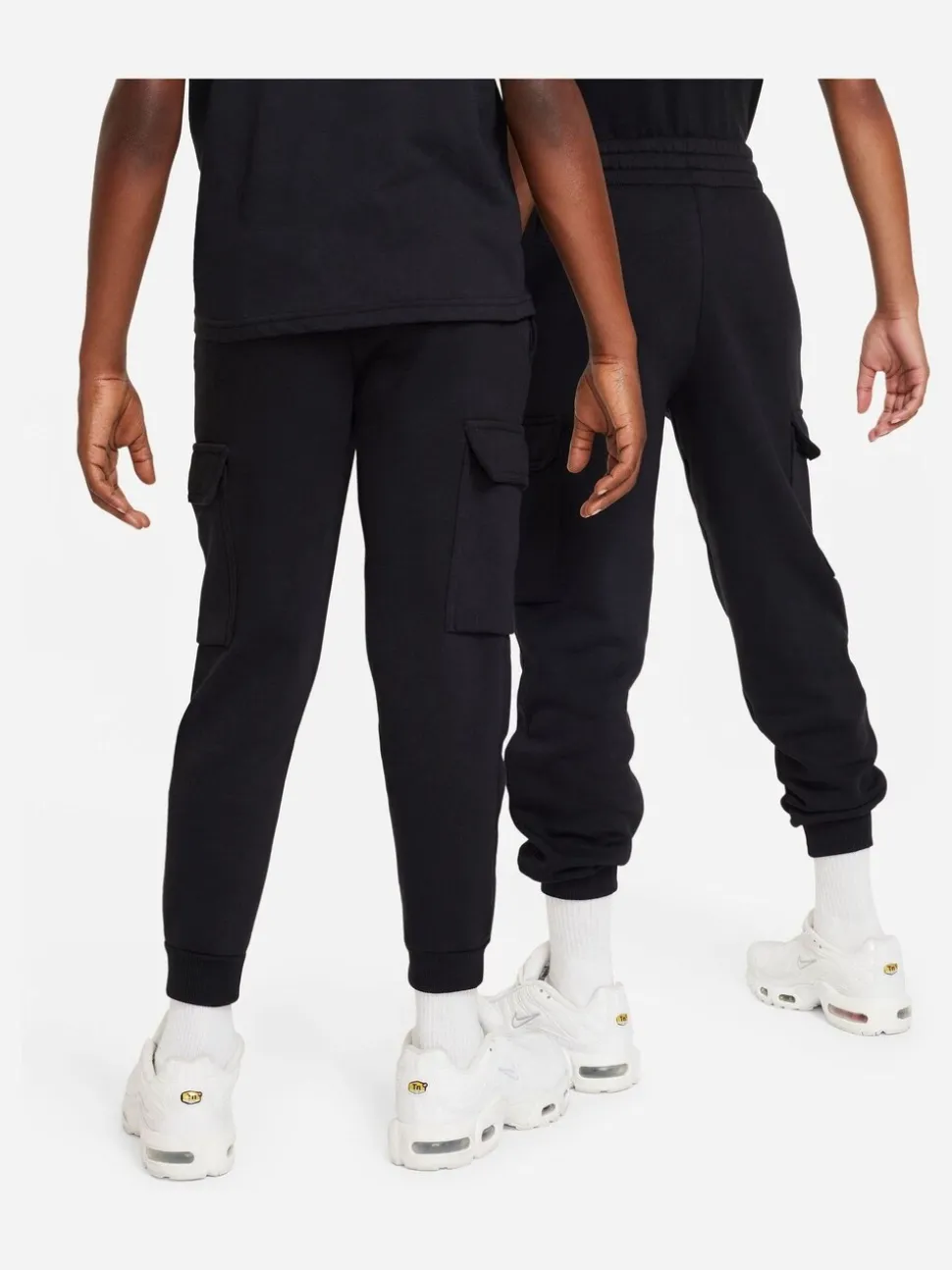Noir - Pantalon de jogging cargo en polaire Nike Club