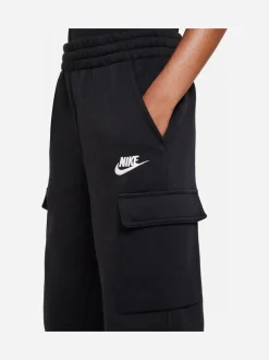Noir - Pantalon de jogging cargo en polaire Nike Club