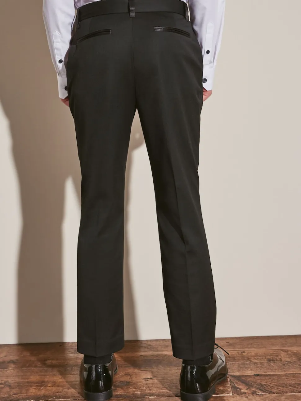 Noir - Pantalon de smoking (3-16ans)